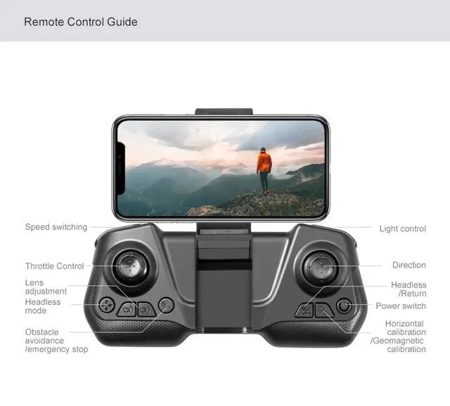 Drone 4DRC M2 PRO com GPS, WiFi FPV motores Blushless - Foto 4