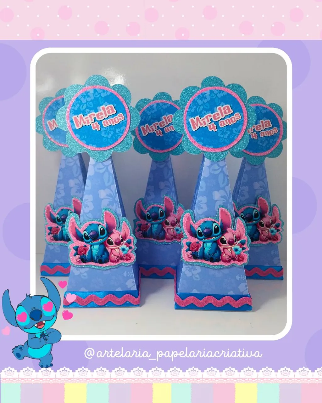 Personalizados de festa / @artelaria_papelariacriativa