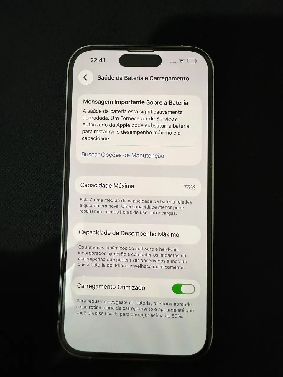 iPhone 14 Pro - 256GB | Branco | Excelente Estado - Foto 2
