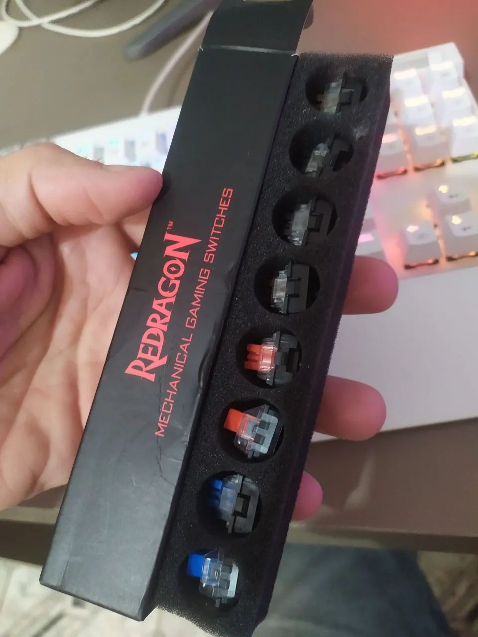 Teclado Mecânico Gamer Redragon Magic Wand - Foto 4