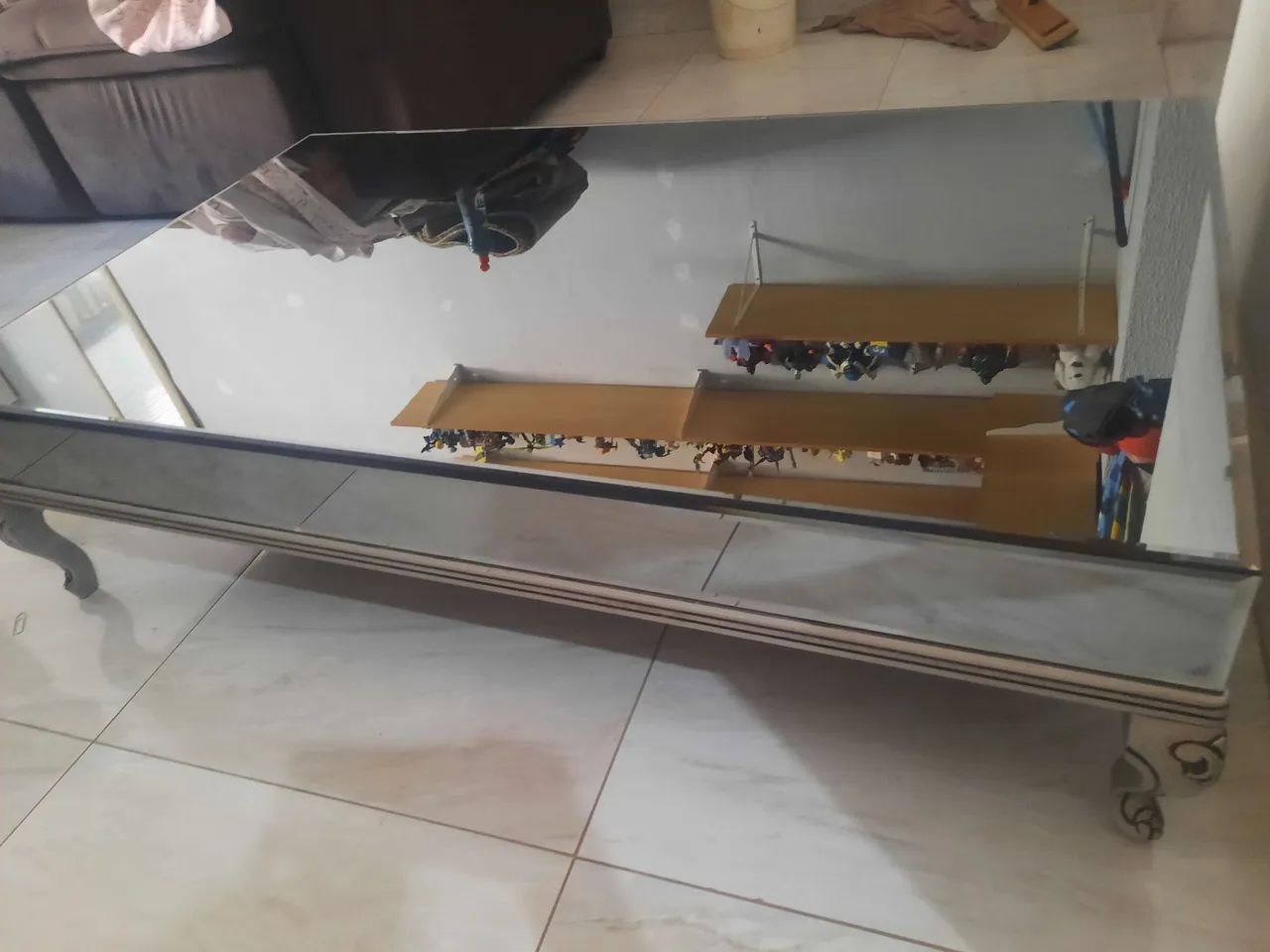 Mesa de Centro Espelhada Elegante