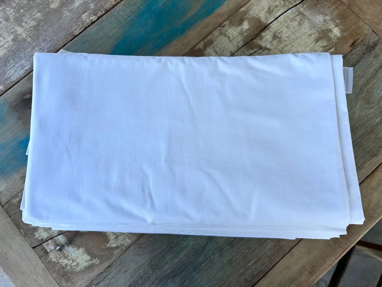 Lençol Solteiro King Artex Percal 200 Branco - Foto 4