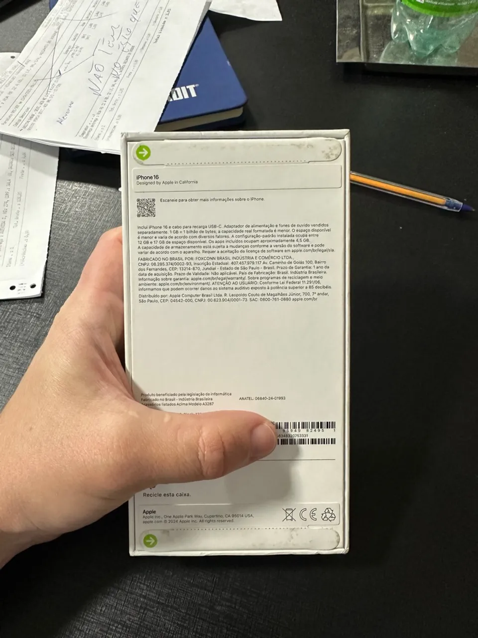 iPhone 16 128 gb Anatel lacrado na caixa