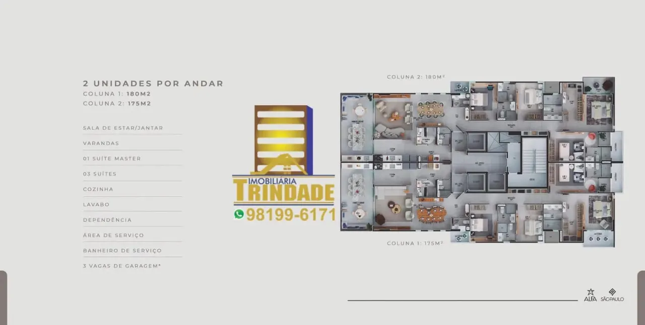Condomínio LEGACY, EXCLUSIVO APARTAMENTO NA PENÍNSULA, Entrada Parcelada , Torre Unica