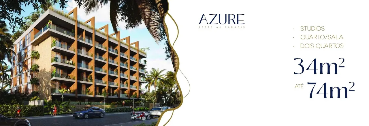 Apartamentos Tipo Studio, quarto e sala e 2 quartos na praia do Francês