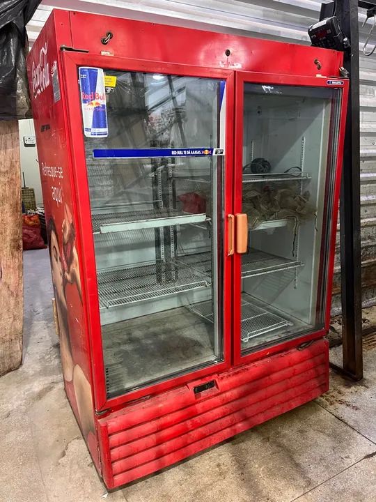 Geladeira coca cola 2 portas 