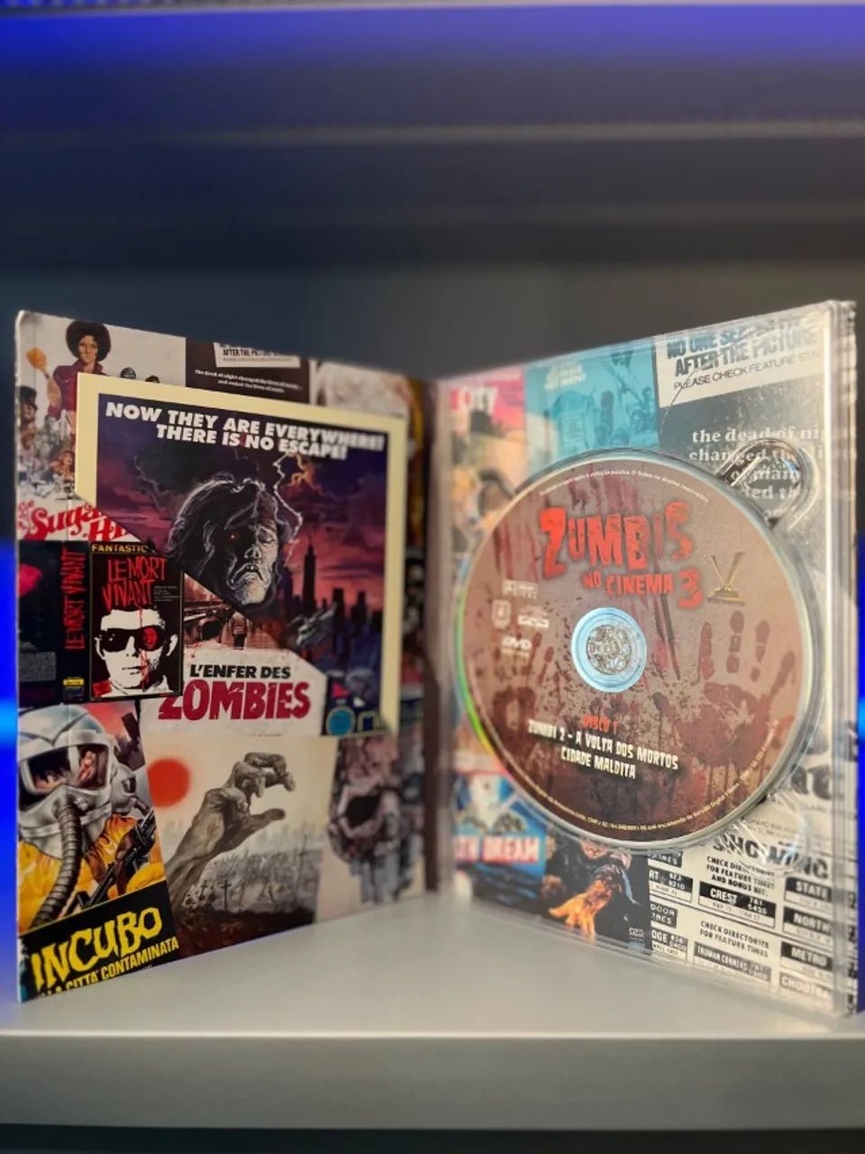 DVD Zumbis no Cinema Vol. 3 Edição Limitada com 4 Cards (2 DVDs) - 2018 - Foto 3