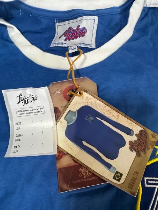 Camiseta de Futebol Brasil Retro copa 78 - Foto 3