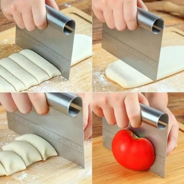 Espátula de Inox Multiuso para Massas, Bolo e Cortes