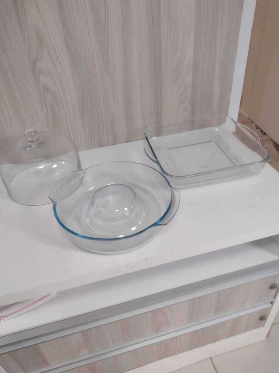 Conjunto de refratários de vidro