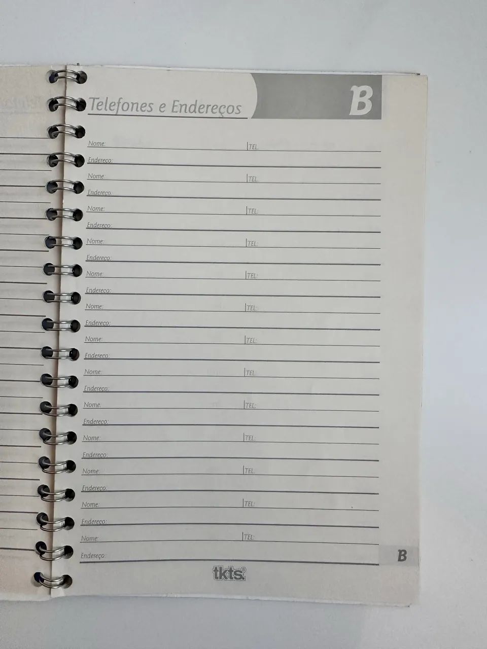 Agenda de telefone TKTS Anos 90 - Foto 3