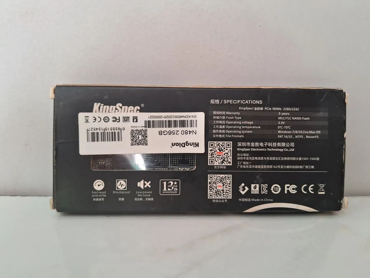 SSD NVMe 256GB com W10 instalado - Foto 4