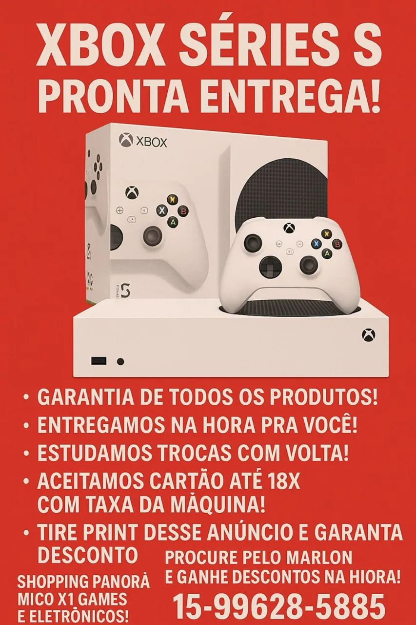 Xbox Series S - Pronta Entrega!