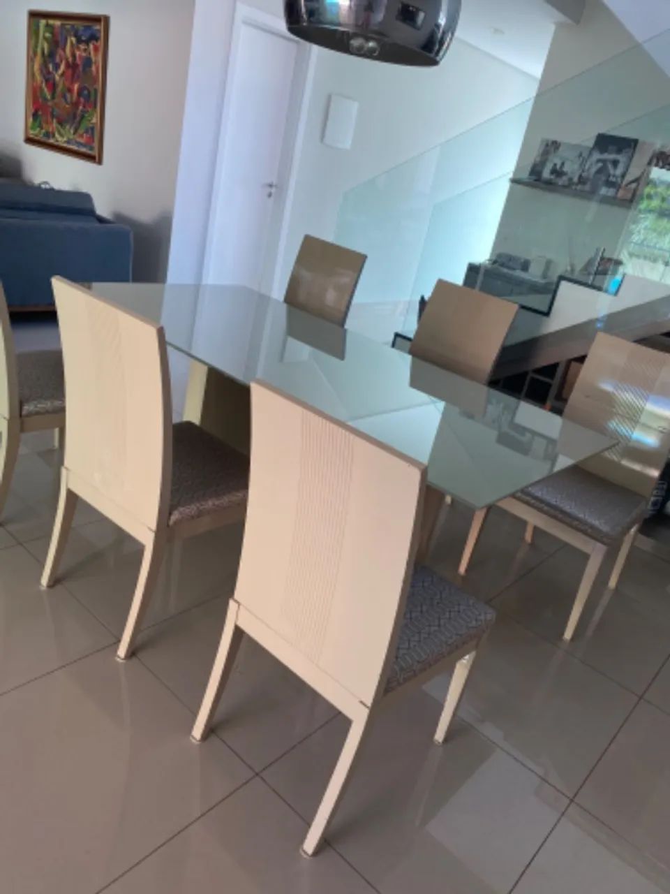 Mesa de jantar com 6 cadeiras - Foto 4