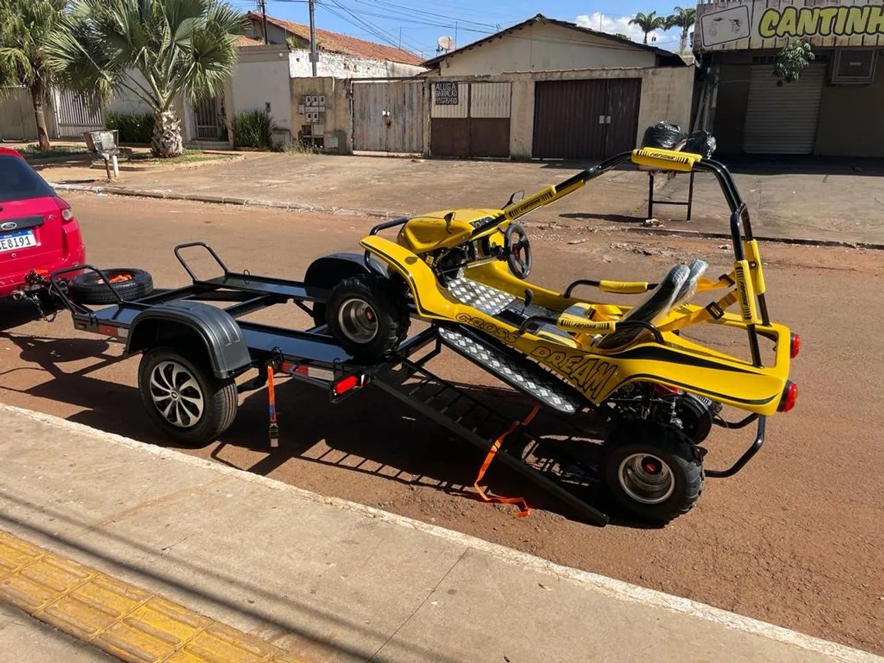 carretinha reboque para mini buggys quadriciclo e etc  - Foto 4