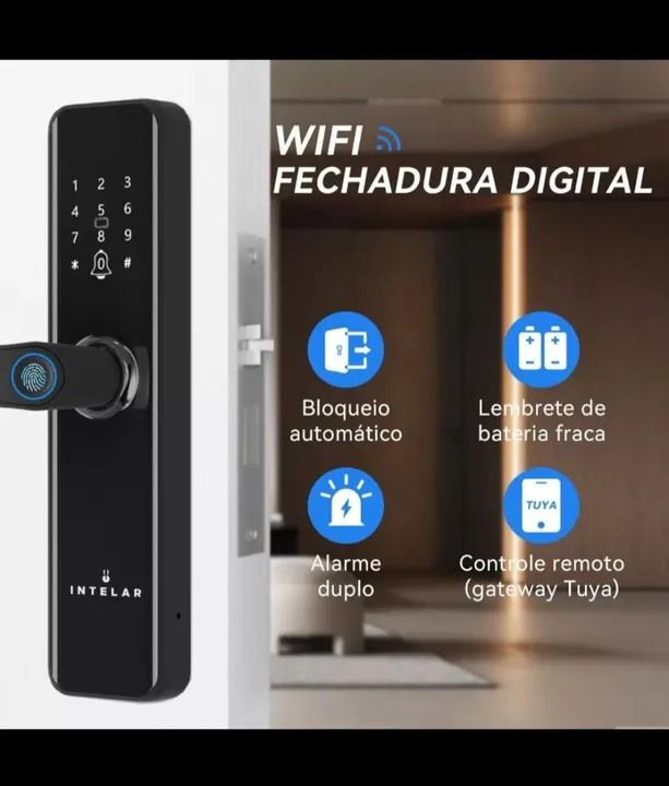 Fechadura Digital Inteligente com Wi-Fi
