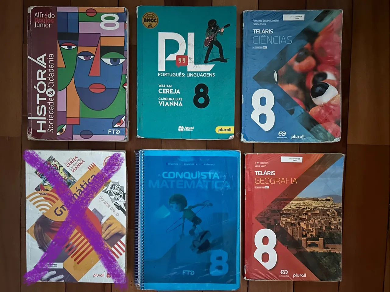 Livros do 8º ano 
