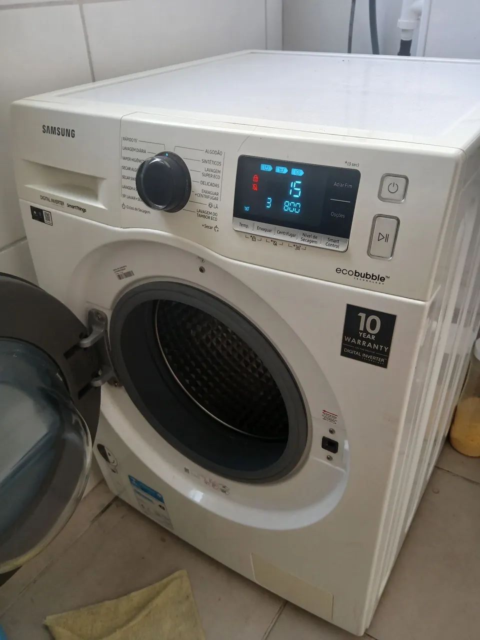Máquina de Lavar e Secar Samsung EcoBubble 10kg - Foto 3