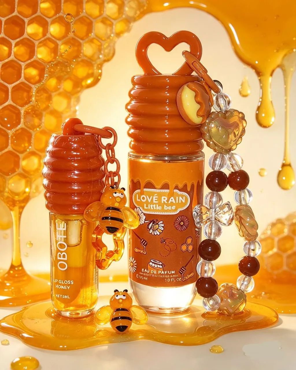Kit Perfume Love Rain Little Bee + Gloss de brinde. - Foto 2