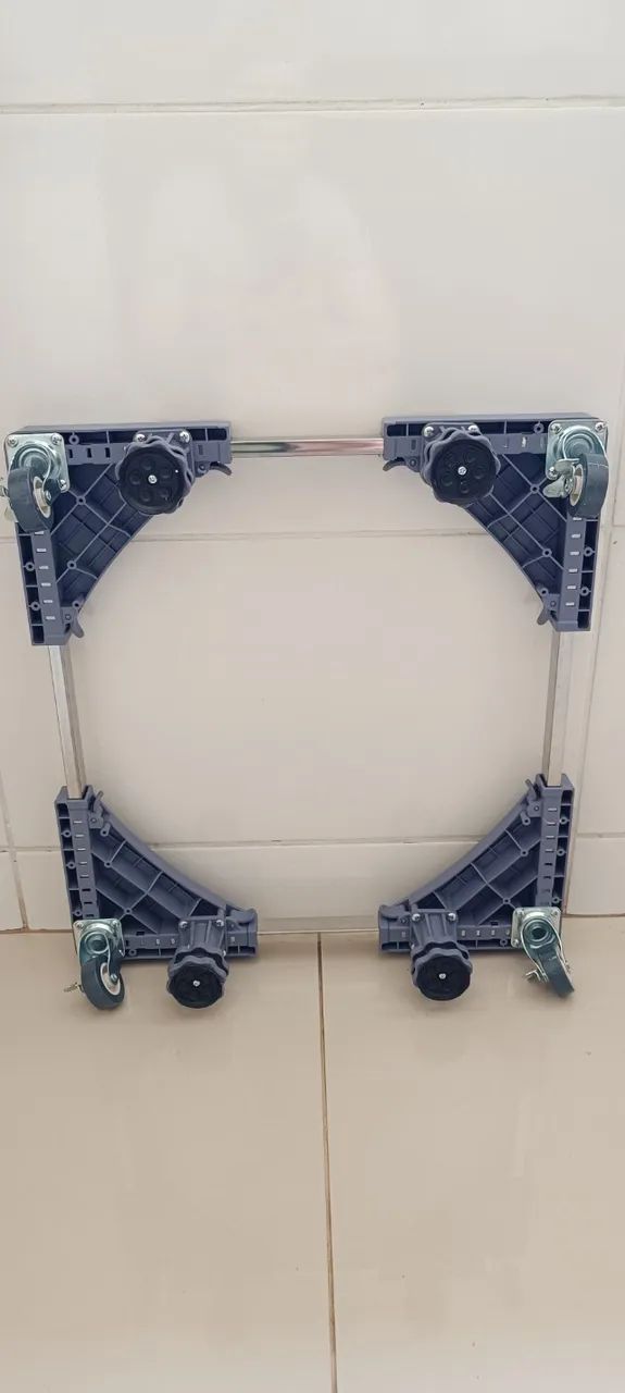 Suporte com rodinhas para máquina, geladeira etc - Foto 3