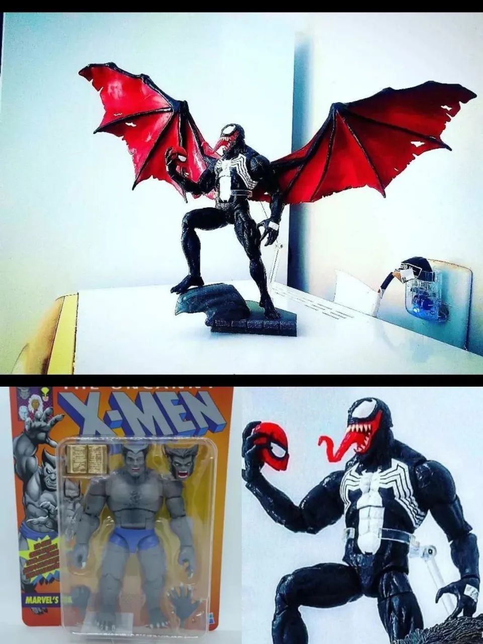 Venom e Fera Marvel Legends 