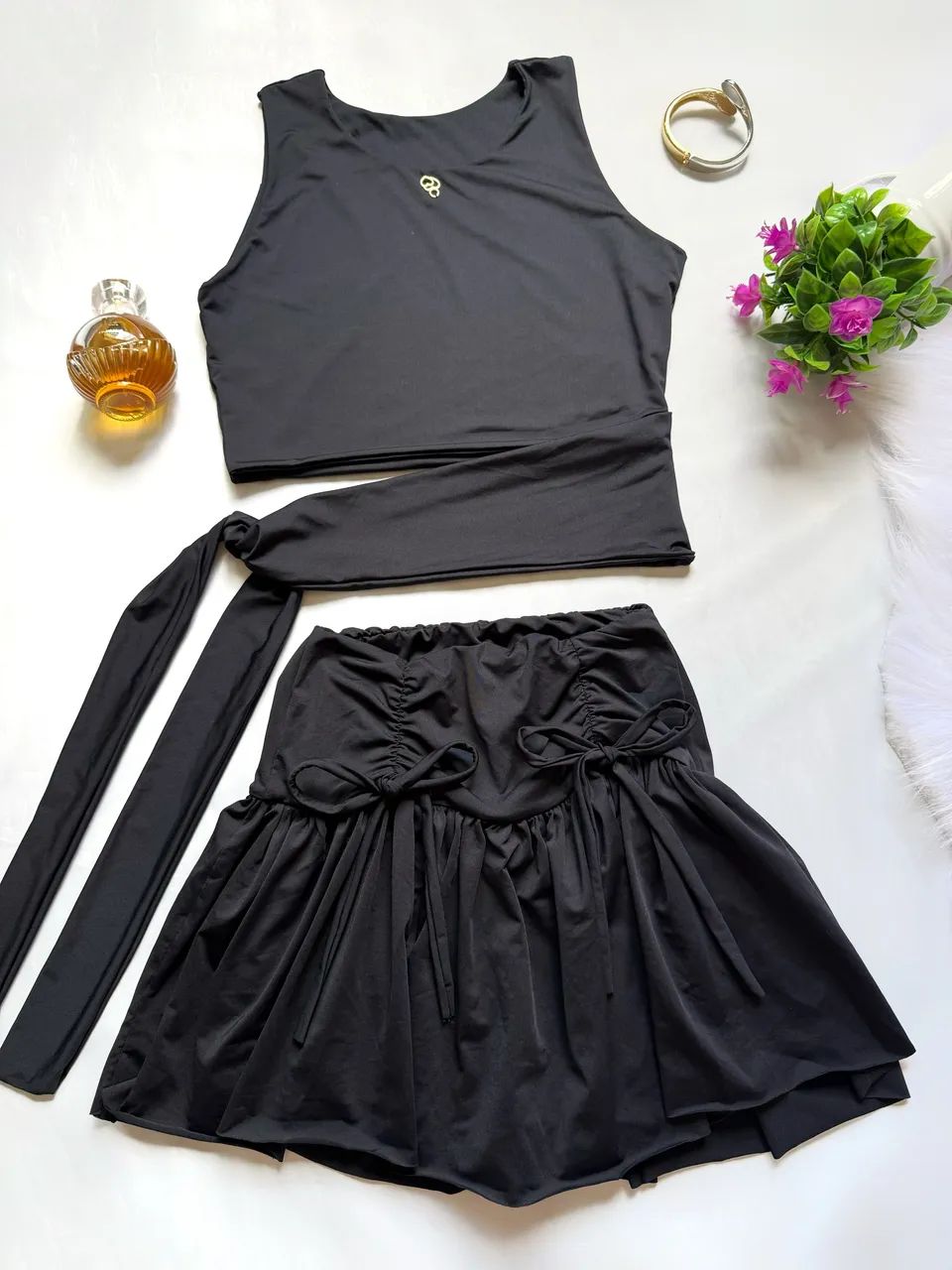 Conjunto saia mis cropped - Foto 3