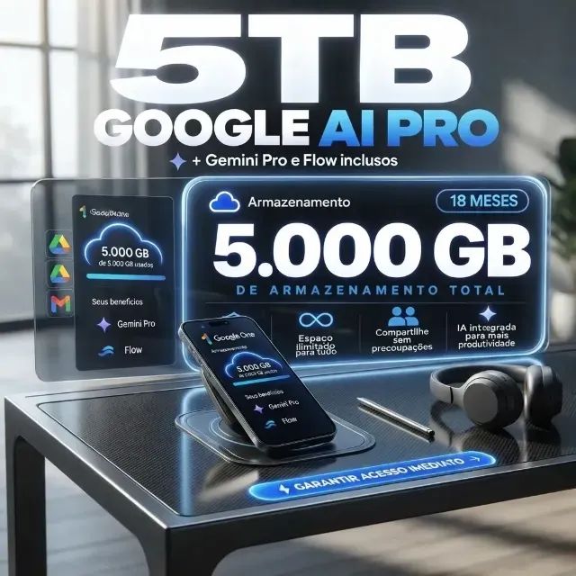 Assinatura de google Gemini Pro 3 meses - Foto 5