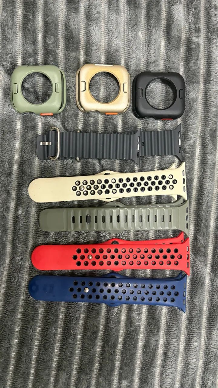 Pulseira Apple Watch 45mm + Case protetora 