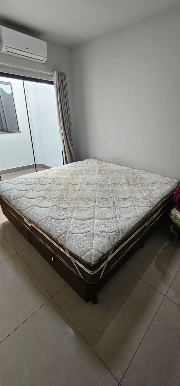 Cama king size + colchão + pillow top - Foto 2