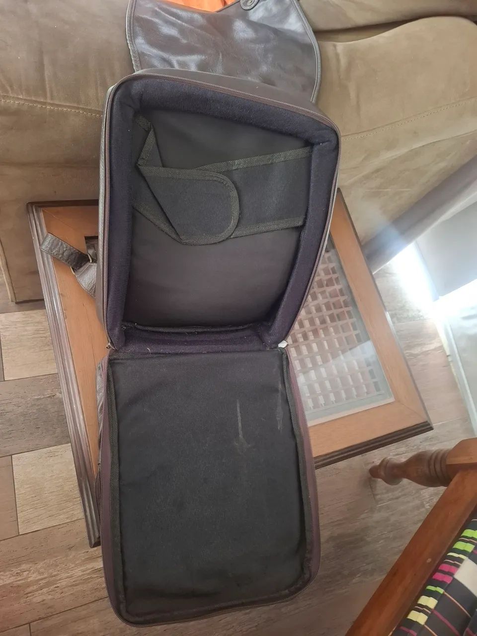 Mochila bagaggio couro. - Foto 2