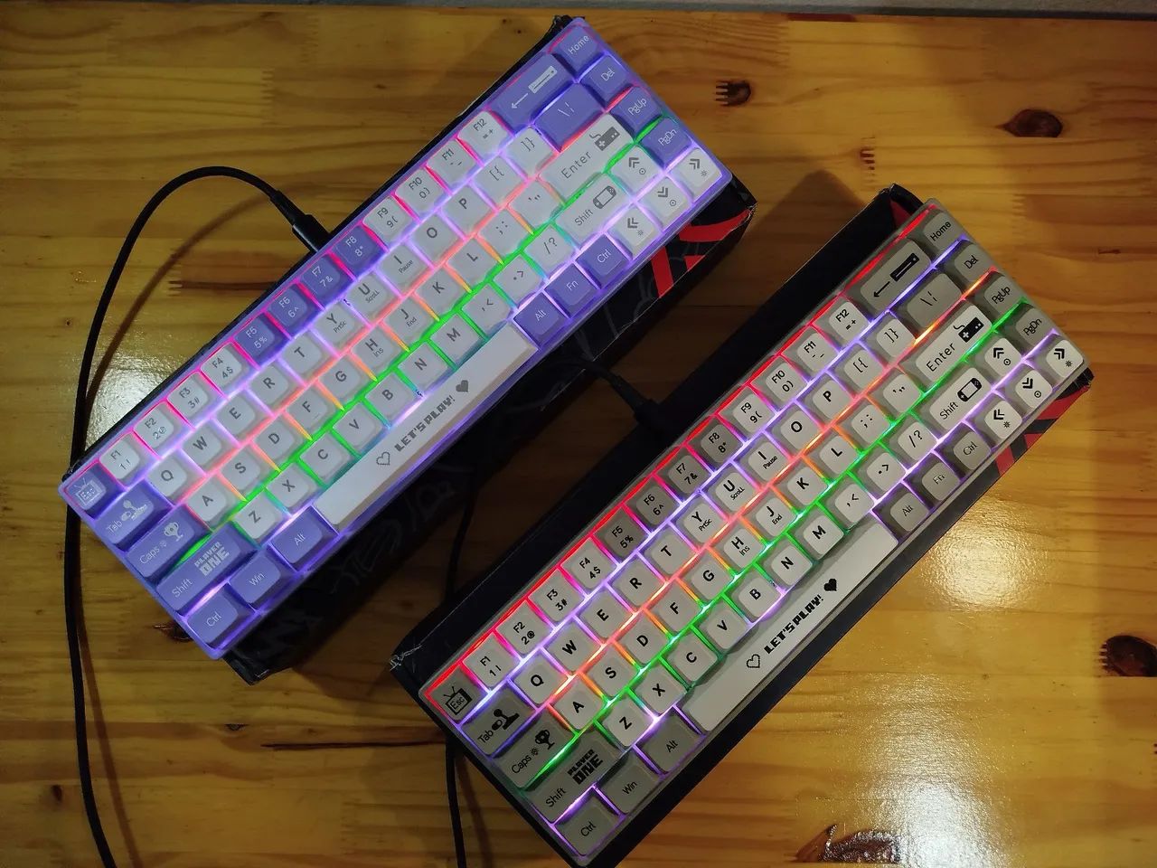 Teclado Mecânico Ajazz AK680 - 65% - Switch Red - Hot Swap