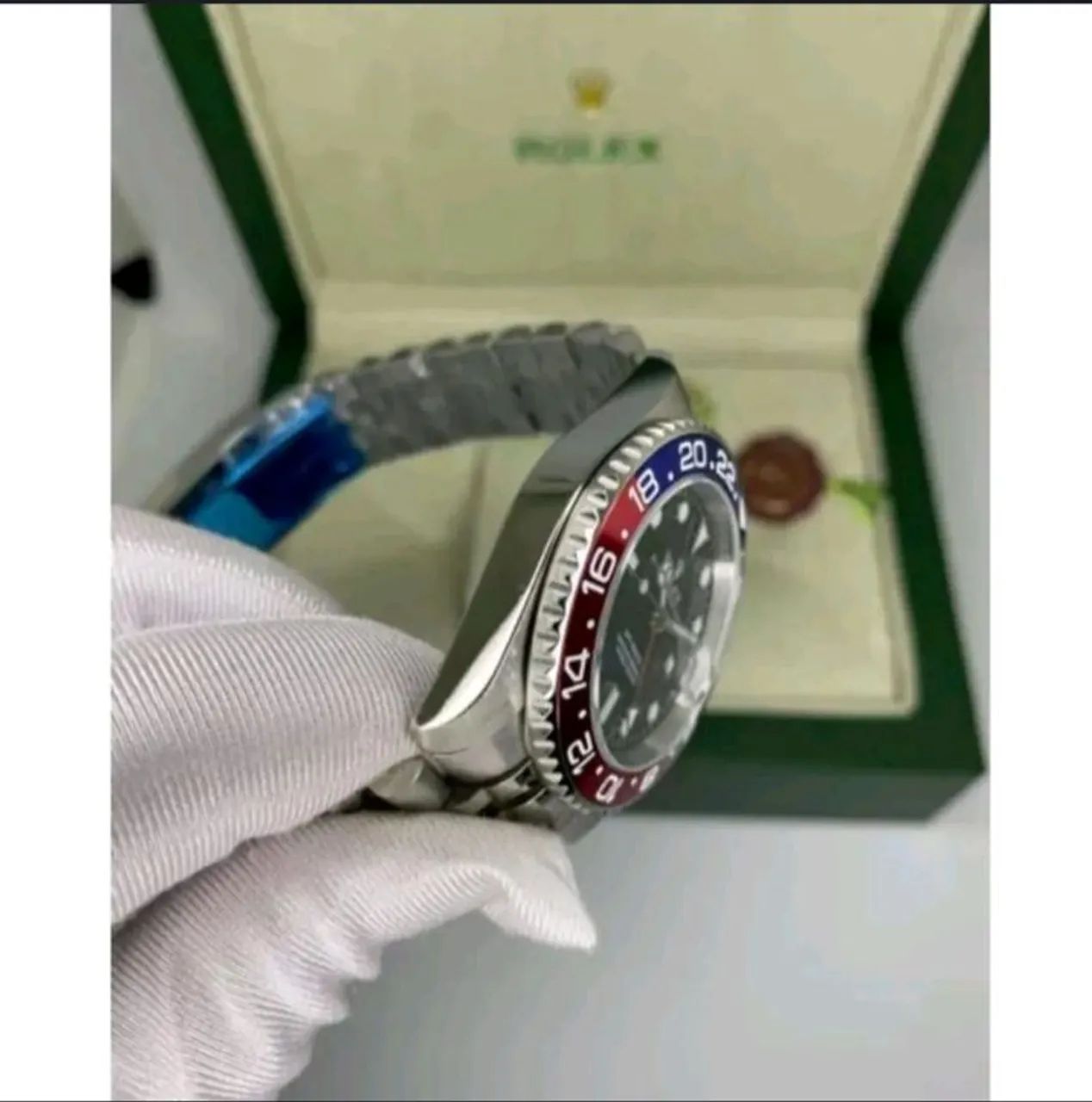 Rolex GMT Master ll Pepsi Automático linha Premium AAA+ - Foto 3