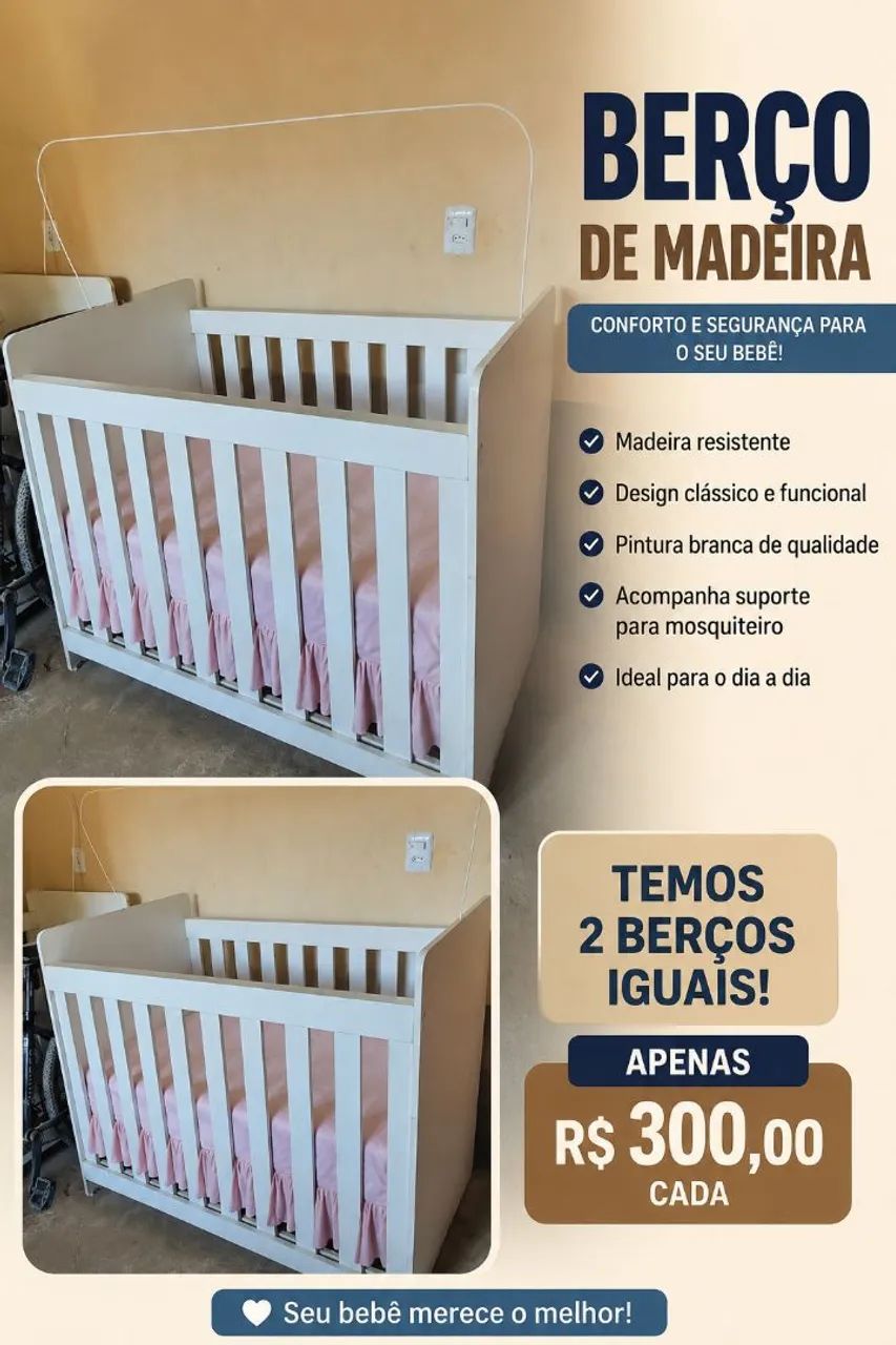 Vende-se 2 berços 