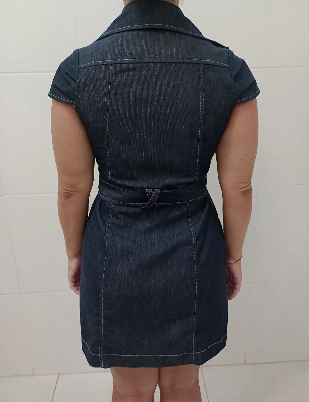 Vestido tipo Jeans com elastano P - Foto 2