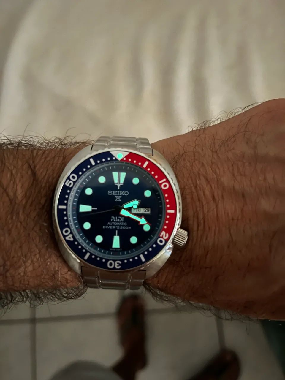Relógio Seiko Automático Tartaruga Pepsi - Foto 5