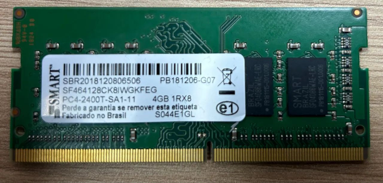 Memória Ddr4 4gb 2400mhz