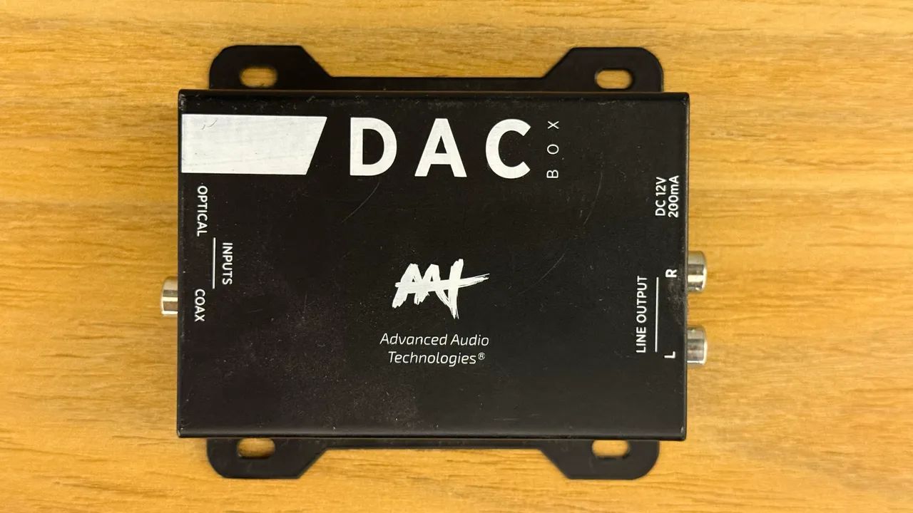 DAC AAT para extrair áudio da TV e transferir para Receiver