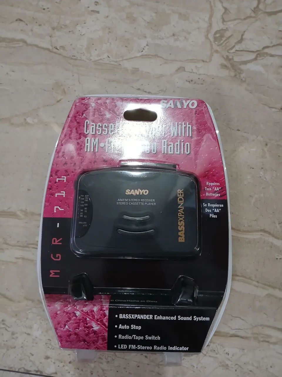 Walkman SANYO.Novo embalagem lacrada 