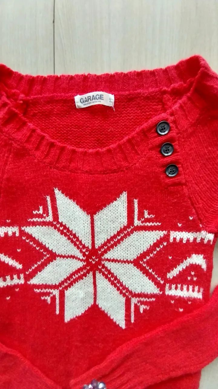 Blusa lã marca garage 