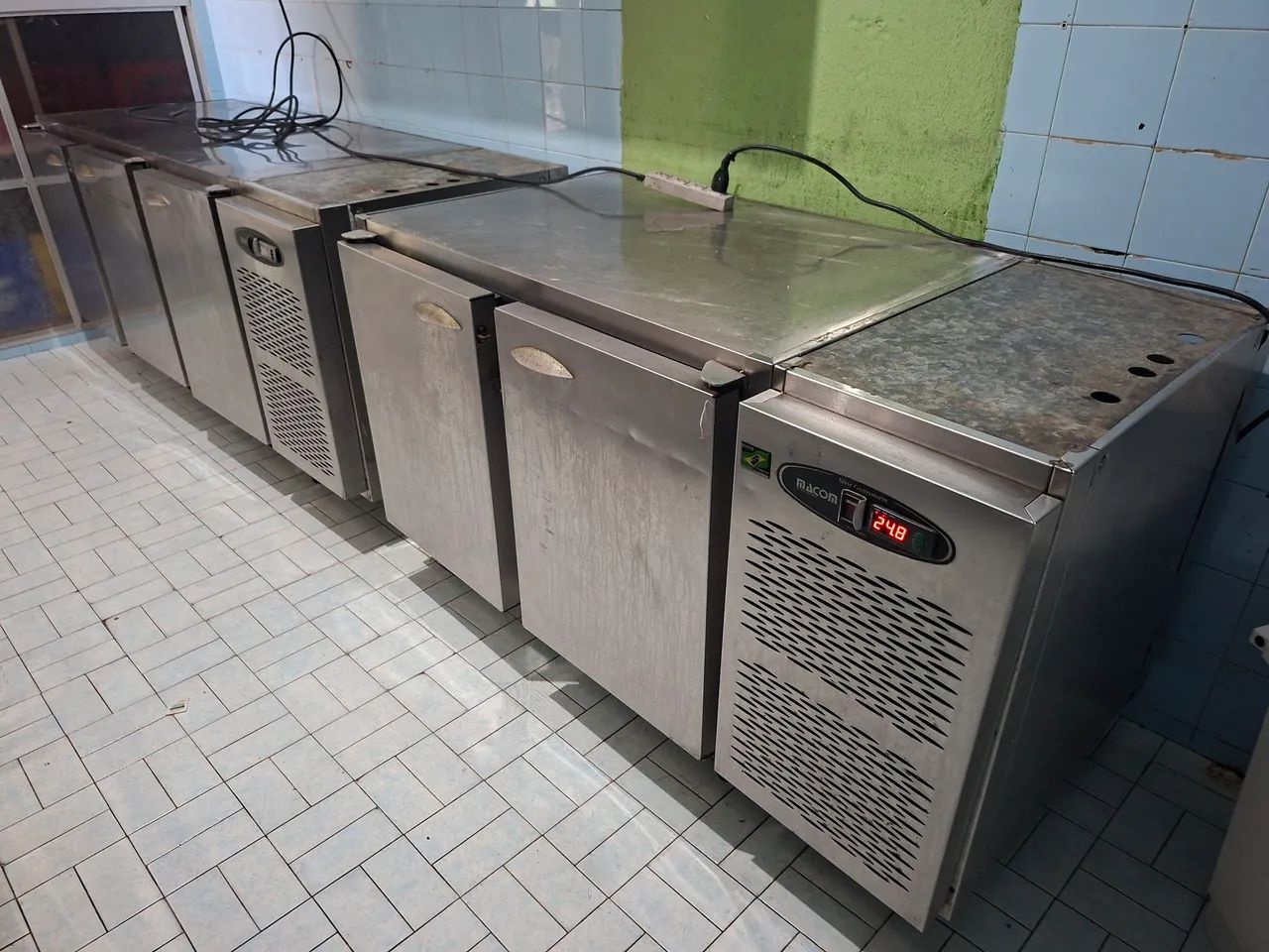Balcões em aço inox refrigerada. - Foto 4