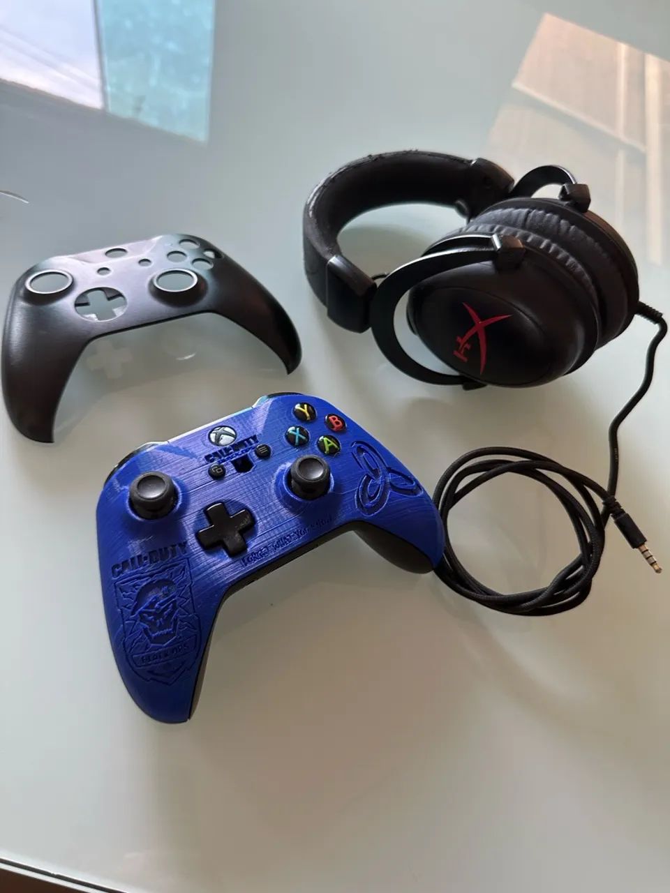 Controle Xbox One S + Fone Hyperx