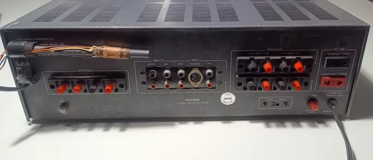 Receiver Polyvox PR 80 ((Para Restauração)) - Foto 2