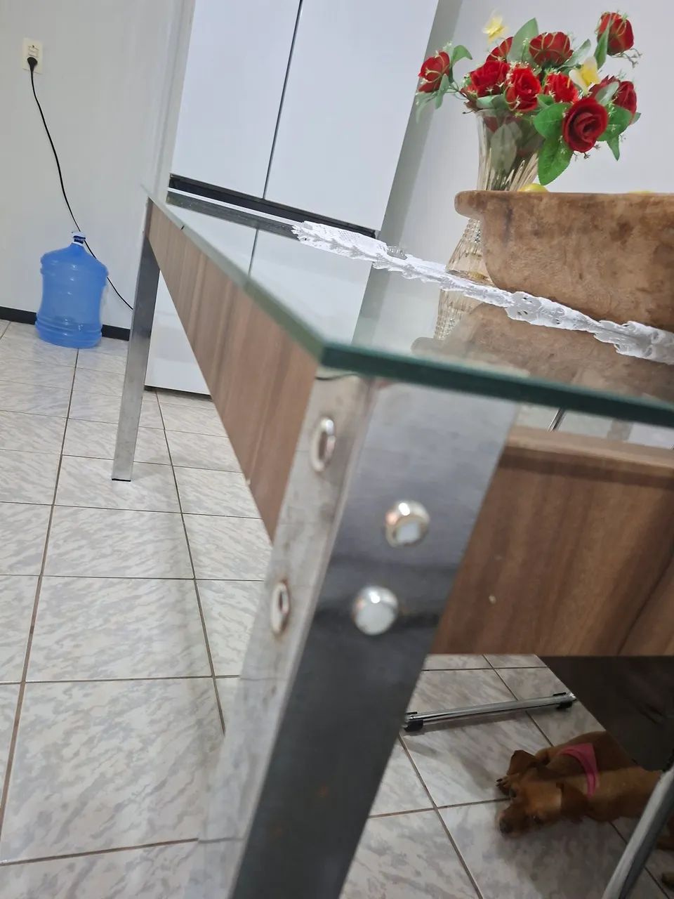 Mesa de jantar 4 cadeiras - Foto 5