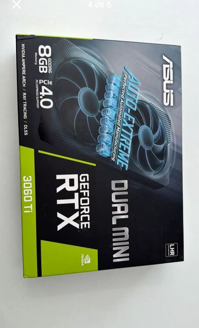 Placa de vídeo RTX 3060 ti 8GB 