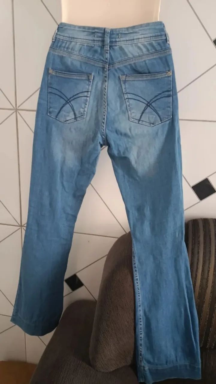 Calça jeans feminina número 34 - Foto 3