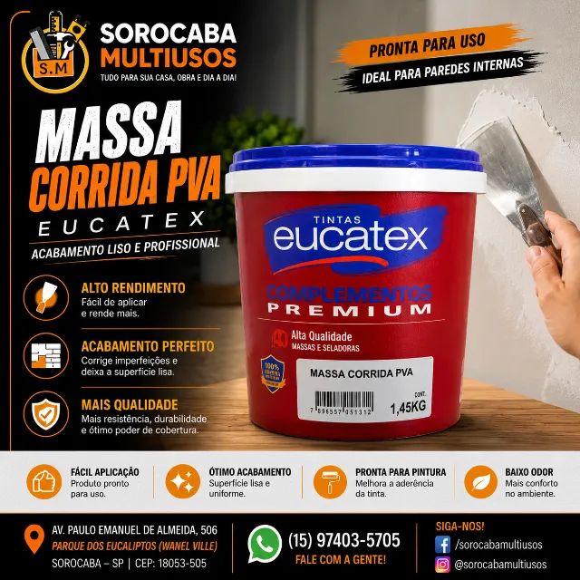 MASSA CORRIDA PVA - Foto 2