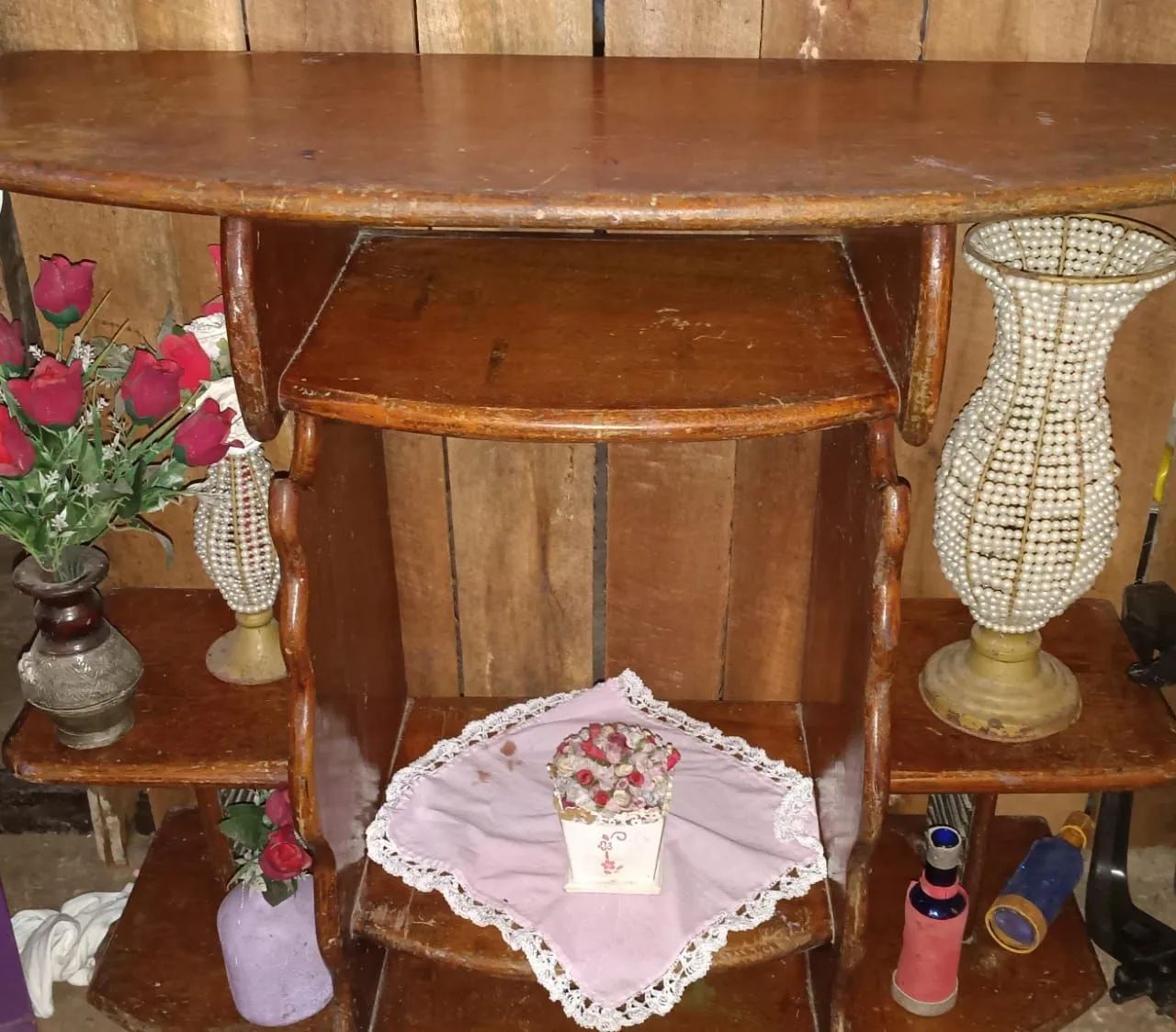 Rack de madeira
