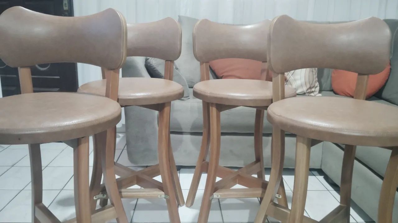 Lindas banquetas para área gourmet  - Foto 4