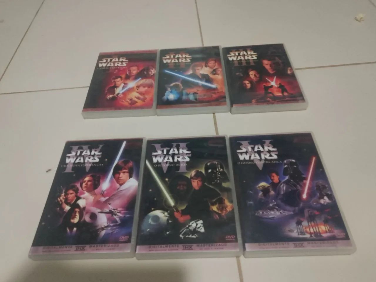 DVD's de Star Wars 