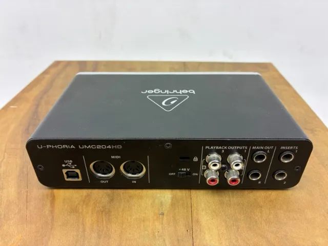 Placa audio behringer 